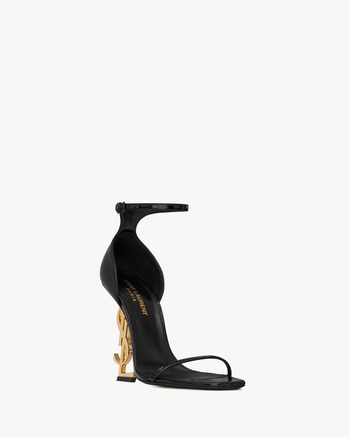 YSL Opyum Sandals in Patent Leather