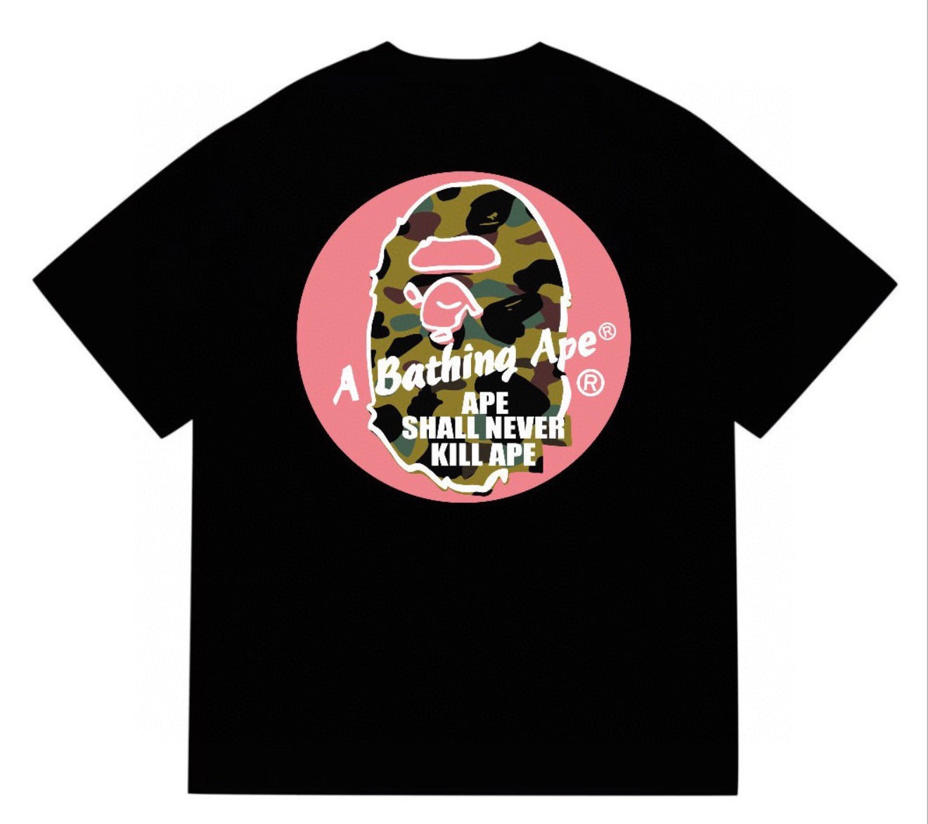 BAPE A Bathing Ape Circle Tee