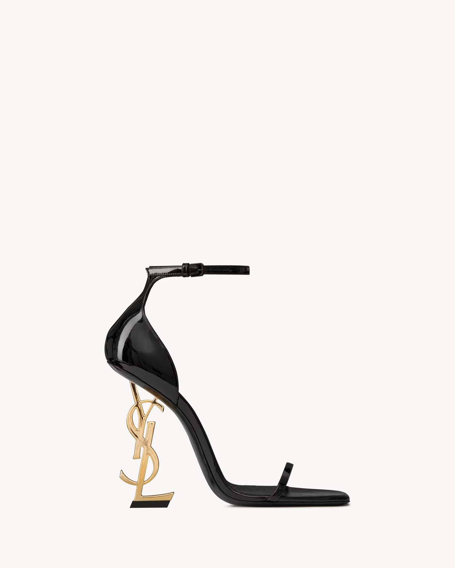 YSL Opyum Sandals in Patent Leather