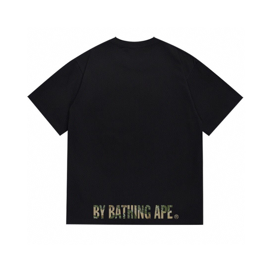 BAPE Layered Line Camo Ape Face Tee