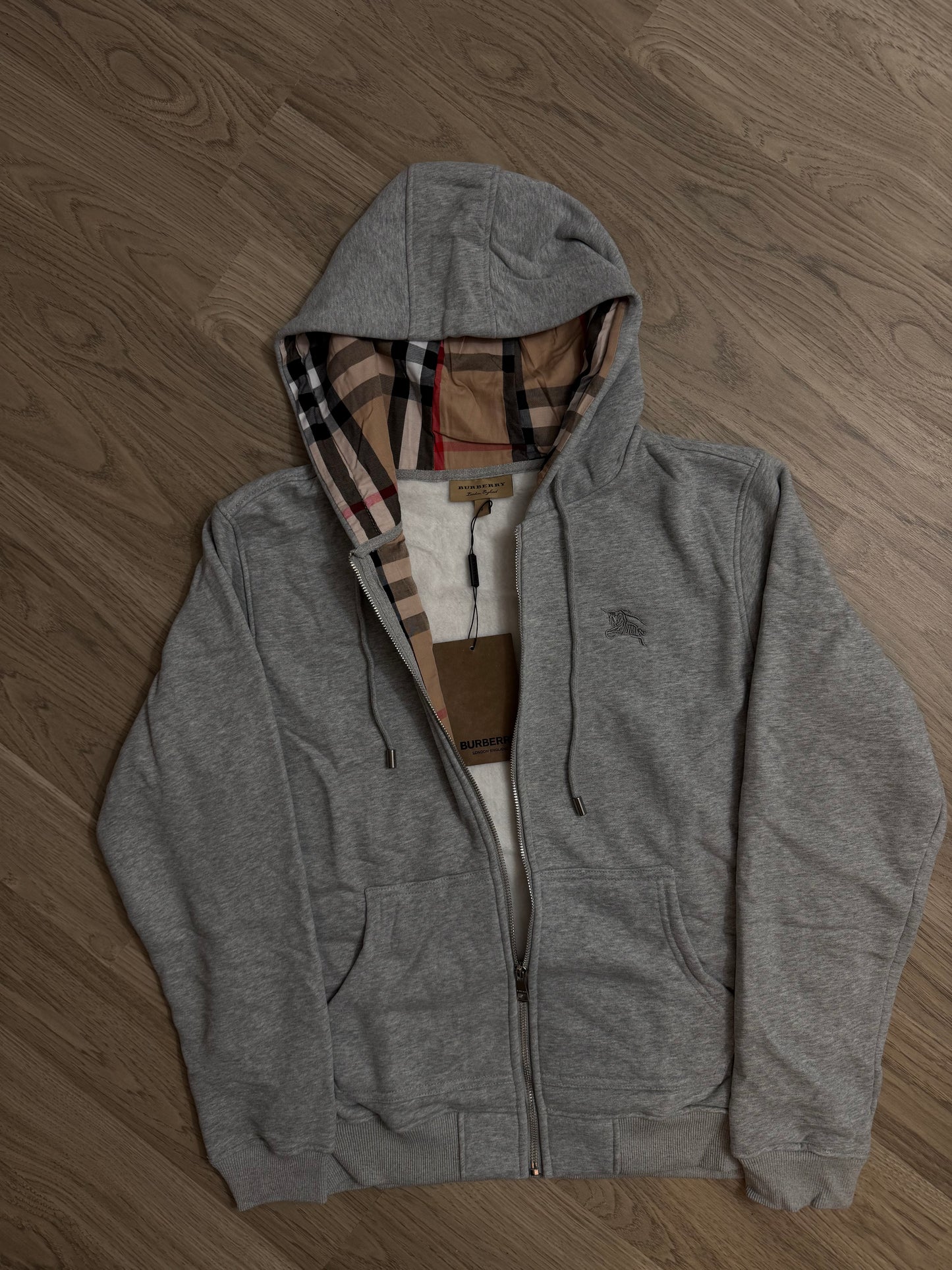 BRBY Zip Up Hoodie