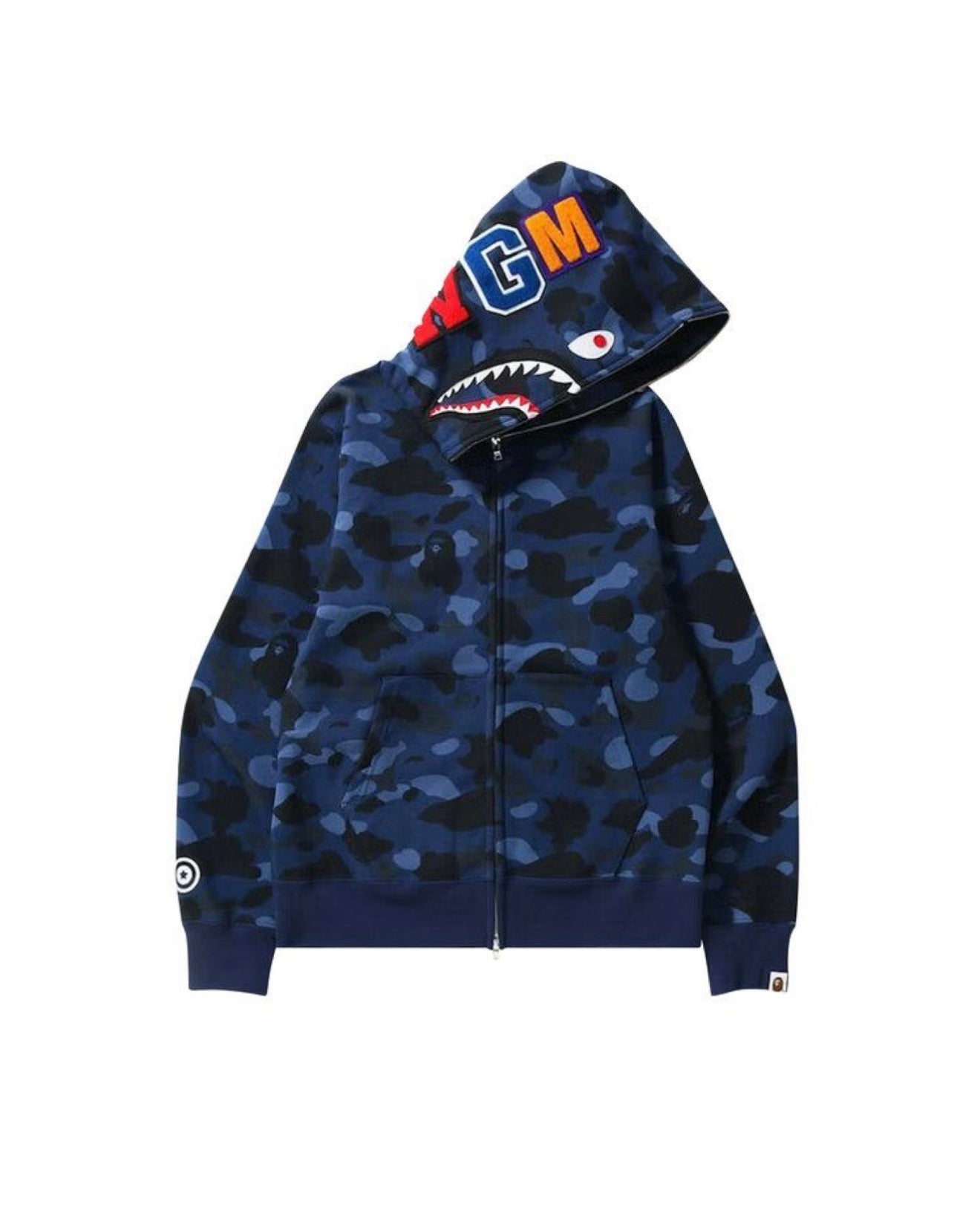 BAPE Color Camo Shark Full Zip Hoodie
