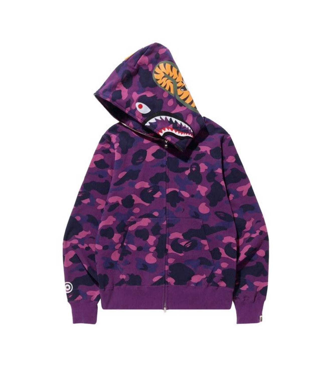BAPE Color Camo Shark Full Zip Hoodie