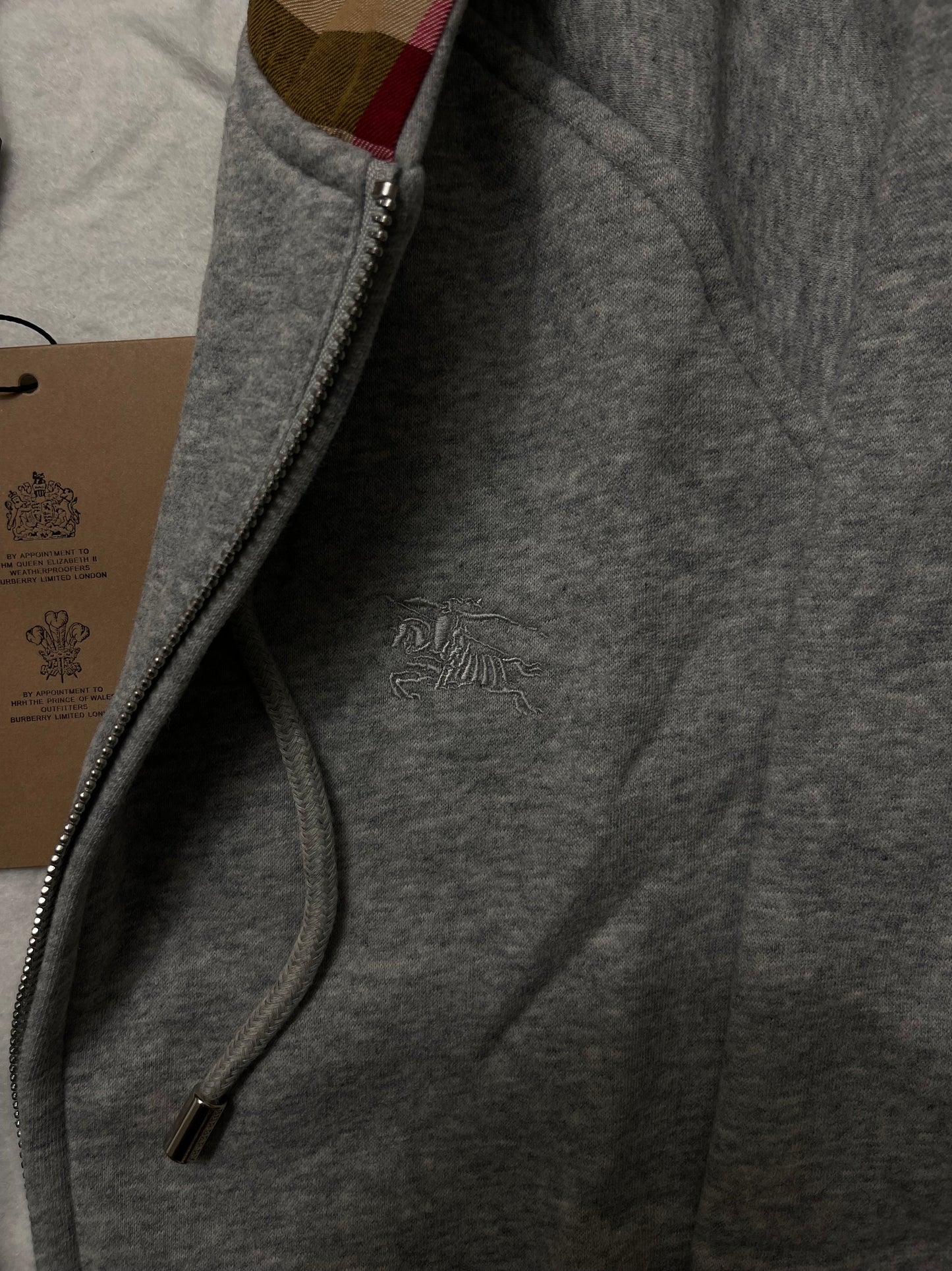 BRBY Zip Up Hoodie