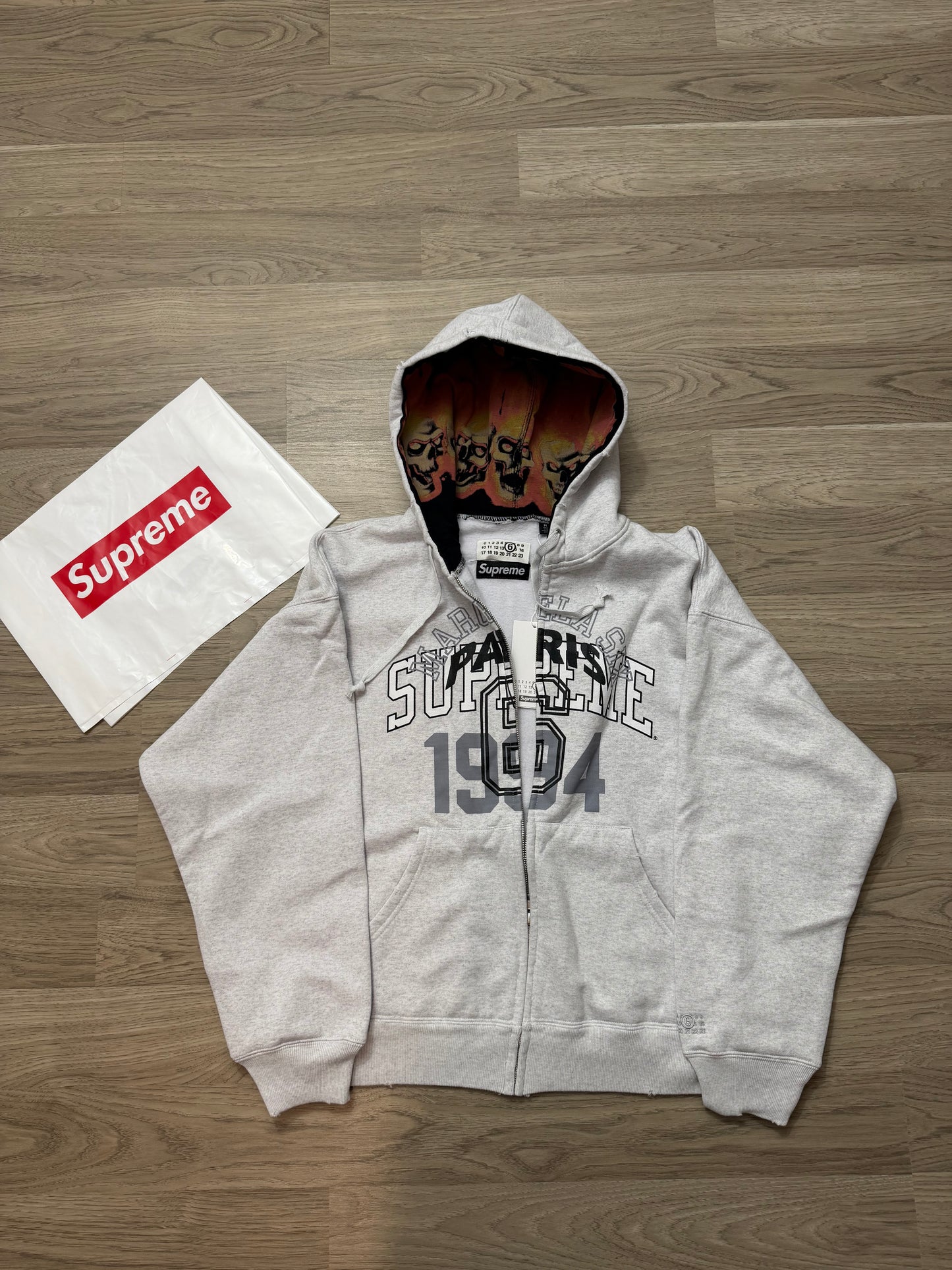 SPREME MM6 Zip Up Hoodie