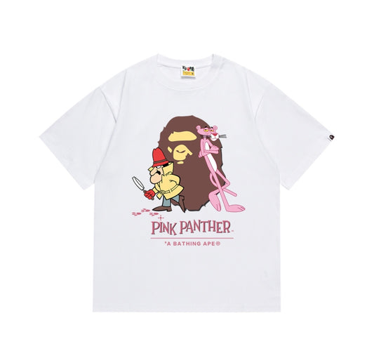 BAPE x Pink Panther Ape Head Tee