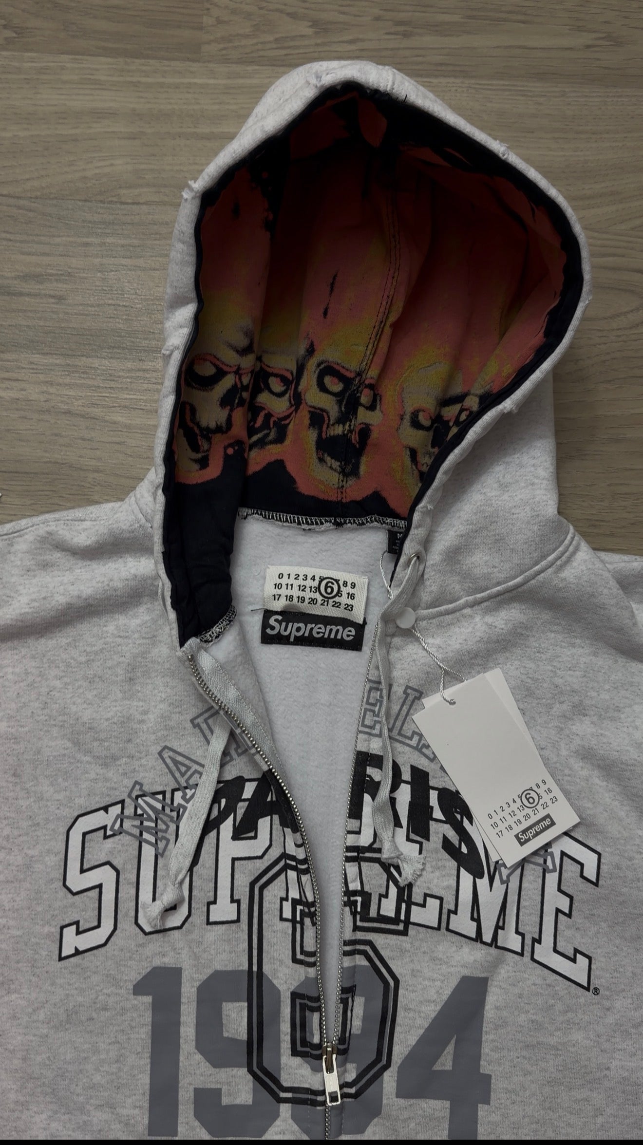 SPREME MM6 Zip Up Hoodie