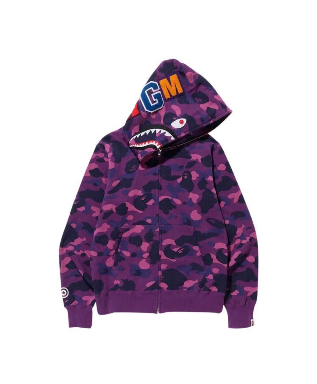 BAPE Color Camo Shark Full Zip Hoodie